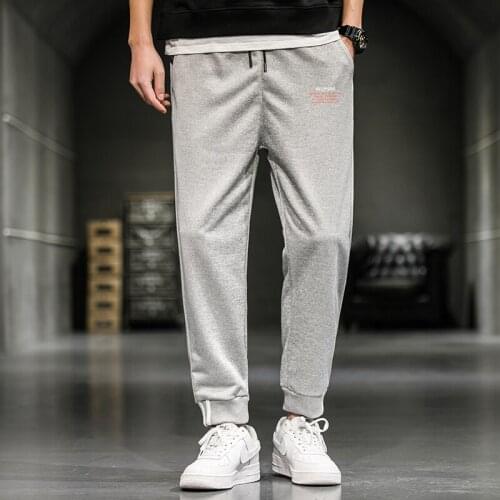 Mens Sweatpants Pants Men 2021 Spring New Black Casual Joggers Trousers Street Wear Sports Plus Size Pants Trousers For Men