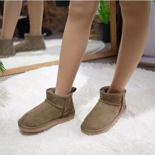 New 2020 winter boots warm women snow boots fashion ankle boots sheepskin wool snow boots plus size winter boots
