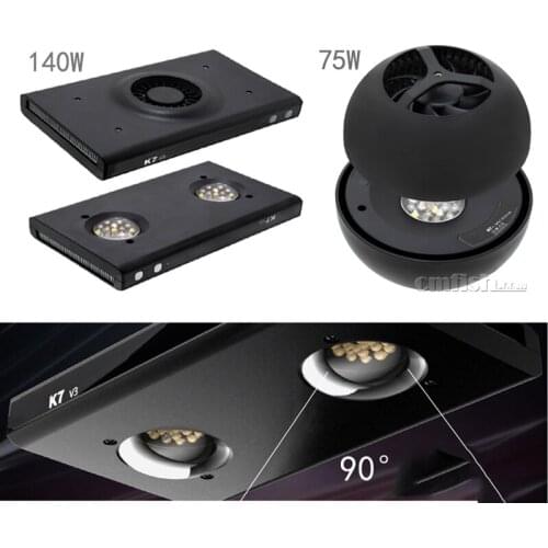 NEW K7V3 75W 140W Remote Lights Programmable LED Lighting SUNRISE SUNSET Marine Coral Aquarium SPS LPS Coral Reef Light