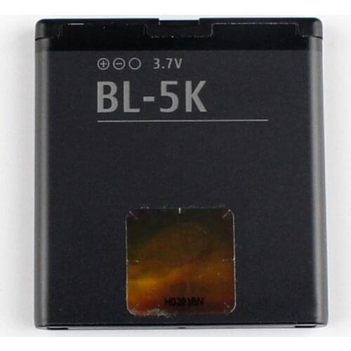 Original BL-5K phone battery for Nokia N85 N86 N87 8MP 701 X7 X7 00 C7 C7-00S Oro X7-00 2610S T7 BL5K 1200mAh