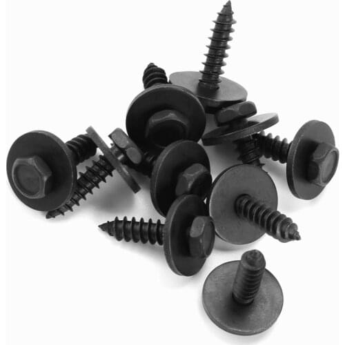 10pcs Car 4.8x19mm Self-Tapping Screws For Mercedes Benz W201 A Class GLA W176 CLK W209 W202 W220 W204 W203 W210 W124