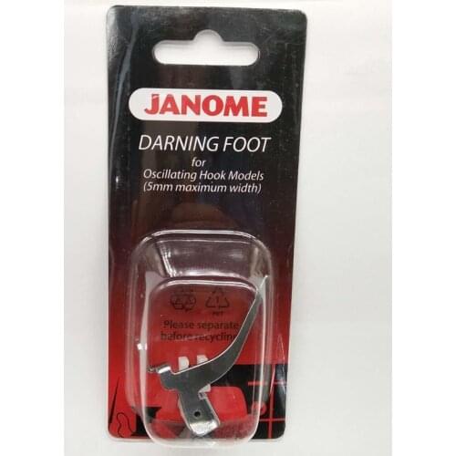 FREE MOTION EMBROIDERY / DARNING FOOT for JANOME Sewing Machin Cat A - 200127000