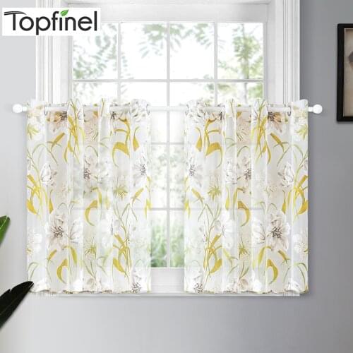 Topfinel Curtains In The Living Room On The Window