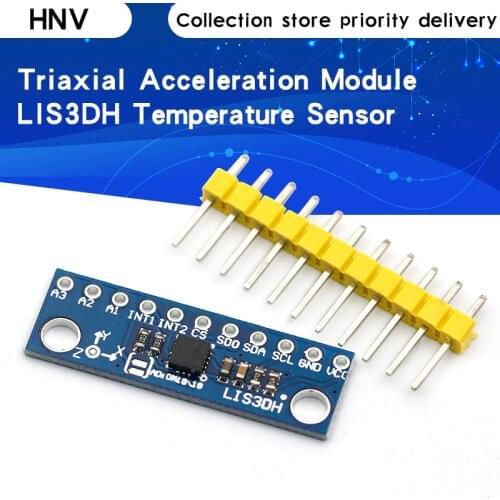 LIS3DH Triaxial Acceleration Temperature Sensor Three Converters Motion Accelerometer Module Development Board Replace ADXL345