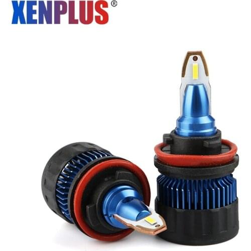 Xenplus LED Headlight H1 H4 H11 H7 H3 H27 880 9005 9006 Super Mini Bulb H13 9004 9007 6000LM 6000K 12V New Fog Light for Auto