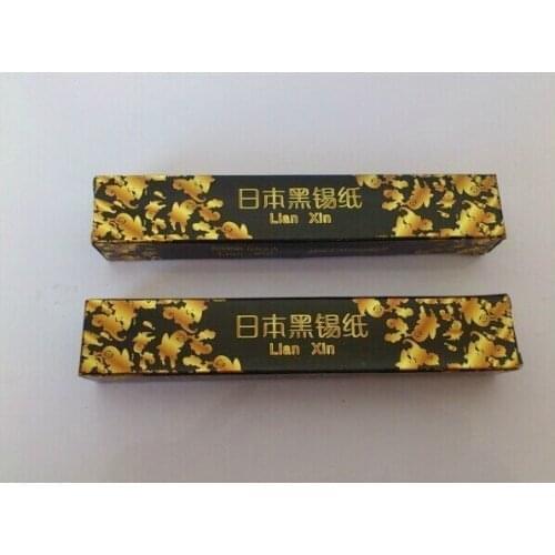 Japanese black kitchen baking thick tin foil lead-free strip edible aluminum foil tin foil
