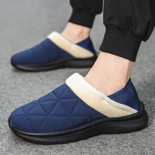 Winter Waterproof Sneakers Mens Slippers Casual Sneakers Outdoor Work Garden Women Shoes Warm Shoes For Men Snow Shoes Footwear