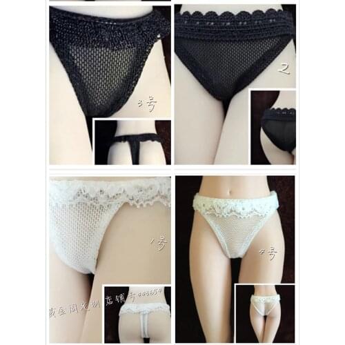 1/6 Scale Sexy Female Figure Accessory Lace Flowers Panties Underwear For 12 inches PH TBL Women Body Accessory