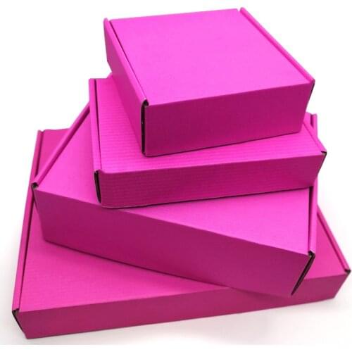 10pcs colorful Large Kraft paper gift packaging box,kraft cardboard handmade soap candy box,red/black craft paper gift box