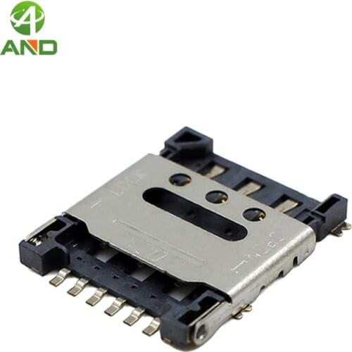 10pcs Nano Sim Card Reader,2.54mm pitch flip-top type