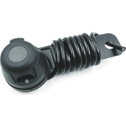 12N Plug 7 Pin Pre-Wired Socket Car Trailer Caravan Electrics Mounting Plate Power Cord Harness Signal Round Connector Socket