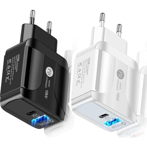 18W PD Fast Charging Usb C Charger For iphone 12 Pro MAX 12 Mini 11 Xs PD Charger For AirPods Max iPad air 4 2020 IPAD pro