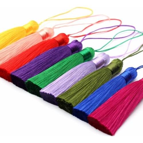 5Pcs 80MM Silk tassels / earrings accessories / jewelry accessories / jewelry findings Clothing curtains home decoration pendant