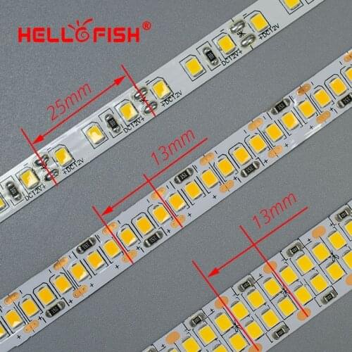 2835 12V SMD 600 1200 2400 LED chips LED tape light 480 LEDs White Warm White LED strip light