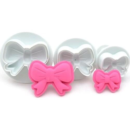 4Pcs/set candy makeup mirror Shape Fondant cutter plastic cake/cookie/biscuit cutter plunger mold fondant cake decorating tools