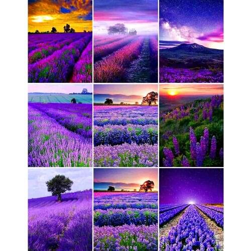 5D Diamond Painting Landscape Rhinestone Cross Stitch Picture Kit Full Diamond Embroidery Inlaid Mosaic Gift Home Decoration