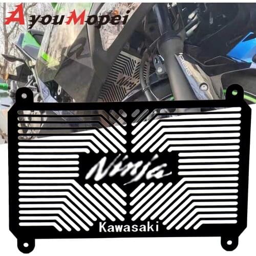 Motorcycle Accessories Radiator Grille Guard Cover Protector for Kawasaki Ninja400 ninja 400 Z400 Z 400 2018 2019 2020 2021