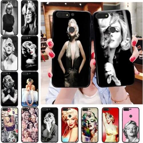 Sexy Girls Marilyn Monroe Phone Case For Huawei Honor 7C 7A 8X 9X 8A 10i 20lite 10 10lite 20S 20 8C 7X 8S 7S 9A 10X lite