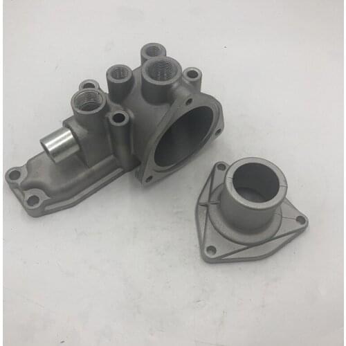 For Excavator parts Hitachi EX200-1/2/3 Isuzu 6BD1 engine thermostat upper and lower seat shell