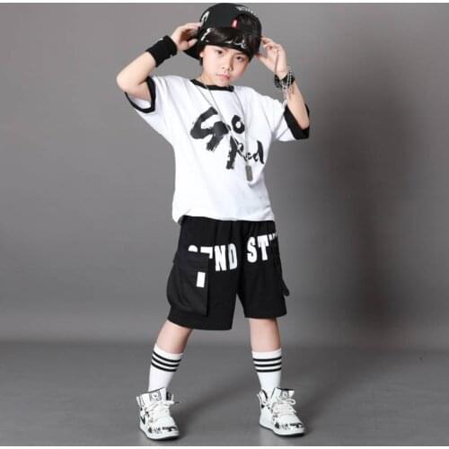 Summer New Kids Clothing Clothes Fashion Hip hop Unisex T shirt + Loose Pants 2Pcs/sets Suitable for 4 5 6 7 8 9 10 11 12 13 14Y