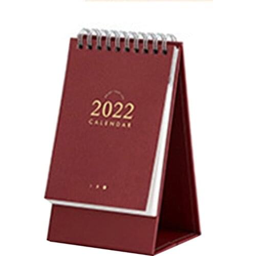 2021-2022 Desk Calendar 16 Monthly Calendar Sep. 2021-Dec. 2022 Twin-Wire Binding Unruled Blocks Dual Sides Dated