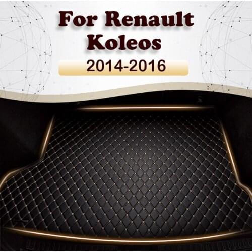 Car trunk mat for Renault Koleos 2014 2015 2016 Cargo Liner Carpet Interior Parts Accessories Cover