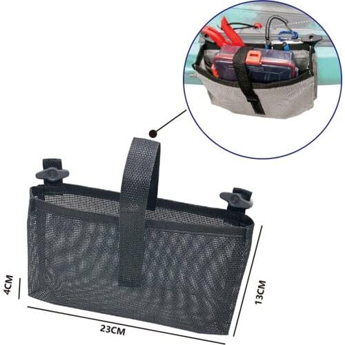 Nylon Storage Bag Marine Boat Yacht Kayak Canoe Gear Accessories Beer Tackle Box Mesh Side Pocket Net Camping Organiser Bundle