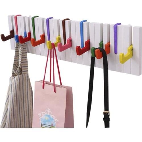 New Foldable Coat Rack Wood Hallway Hat Hook Hanger Bedroom Door Wall-Mounting Hook Corner Room Kitchen Toilet Wall Brack Hook