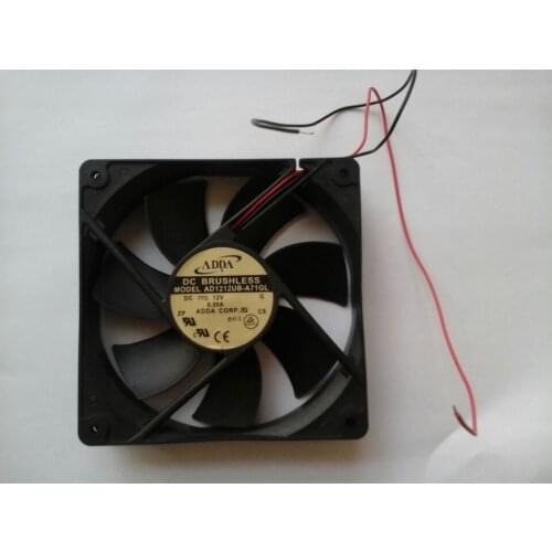 Original FOR ADDA 12025 12cm 12CM large air volume fan 12V 0.5A AD1212UB-A71GL