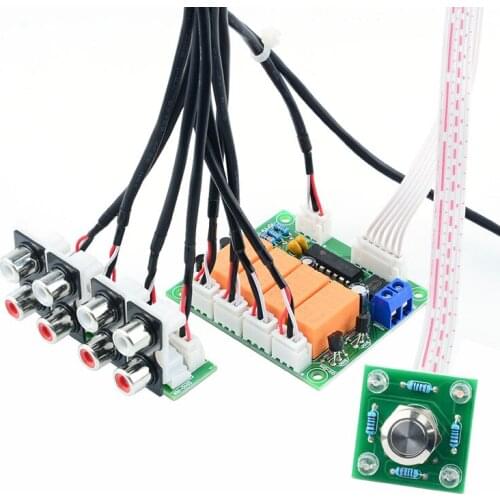 Audio Input Switching Board, Four-way Audio Source Switching Relay