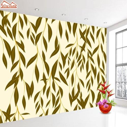 Custom 3D Photo Wall Paper Murals Wallpaper Luxury Embossed Flower Leaves Modern Living Room Dining Room Background Mural Rolls