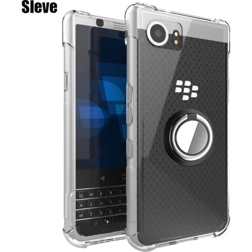 Finger Ring Holder Shockproof Soft TPU Airbag Case For Blackberry Keyone 1 key2 DTEK60 DTK70 Mercury Lite Krypton Motion
