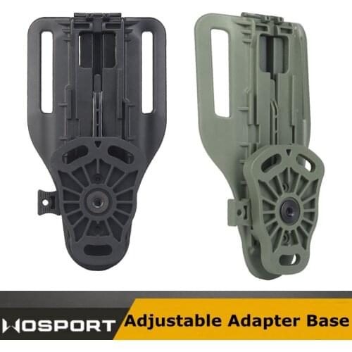 TMC Vubl 3 Level Height Adjustable Gun Holster Adapter Platform Clip Mount for Safa Glock 17 M9 P226 Drop Waist Pistol Adapter