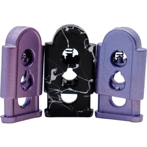 Weiou Easy Ropes Elastic Metal Aglets 23*13MM Wide Accessory Convenient Buckle For Lazier Sneaker Canvas Bootlace 2Pcs/Pair