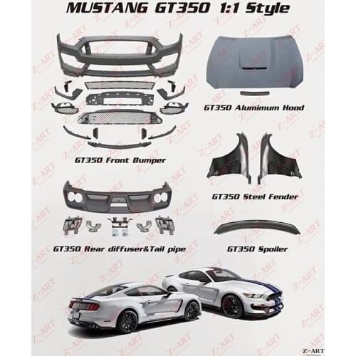 Z-ART GT body kit for Mustang 2015-2017 refit body kit for Mustang tuning body kit car styling kit