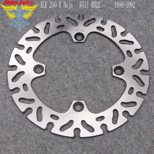 For Honda XLR 250 R Baja RIII MD22 1988-1992, NX 500 Dominator 1988-1991, XR 600 R 1991-2004 Motorcycle Rear Brake Disc Rotor