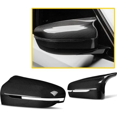 For BMWs new M5 F90 2018-2020 modified carbon fiber rearview mirror shell rearview mirror cover blind area folding mirror cover