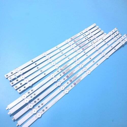 10pcs LED strip for 50PUS6272 50PFK6550/12 50PUS6503 50PUS6753 50PUS6201/12 50PUS6262 50PUS6162 LB50082 LB50086 LB50089 V0 V1