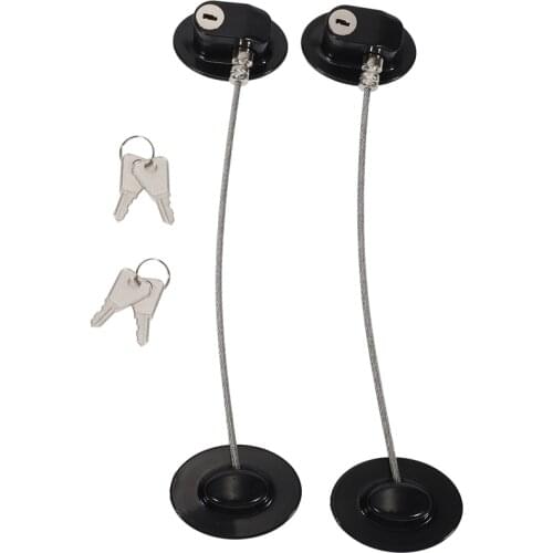 2 Pieces Refrigerator Door Lock Strong Adhesive Freezer Door Lock File Drawer Lock Child Safety Cupboard Lock with Key CNIM Hot