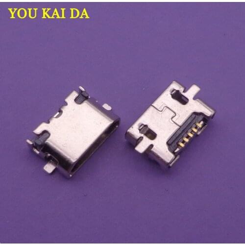 2pcs/lot Charge Connector for Nokia 502 Asha Dual Sim X2 Dual Sim 5 pin, micro mini USB jack connector socket charging type-B