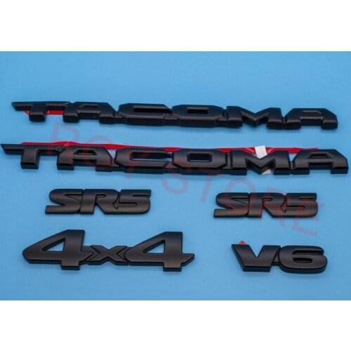 2016-2020 for SR5 BLACKOUT EMBLEM OVERLAY KIT OEM 4X4 V6