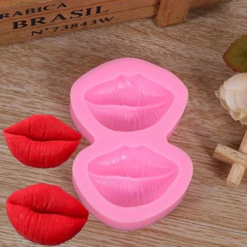 3D Silicone Mold DIY Sexy Lips Silicone Mold Cake Decoration Tools Chocolate Fondant Soap Mold Baking Accessories