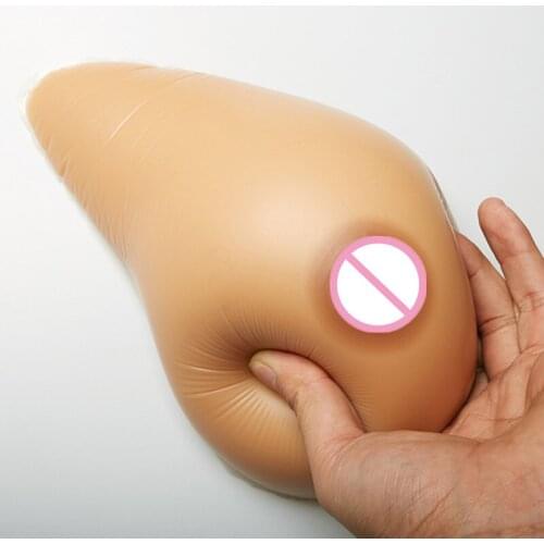 800g/pair A,B,C cup,100% silicone breast,cross dresser breast,Silicone Mastectomy Breast Form color brown