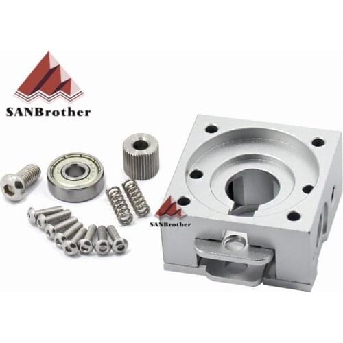 3D DIY Reprap Bulldog All-metal Extruder For 1.75mm Compatible J-head MK8 Extruder Remote Proximity For 3D printer parts