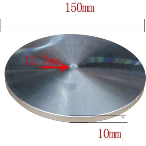 6 inch / 8 inch Aluminum Polishing Disc 150MM/200MM Flat Abrasive Wheel for Gemstone Grinding Machine Gem Faceting Machine