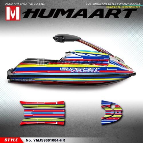 HUMAART Personalised Graphics for Watercraft PWC Super Jet Ski SJ 700 2002 2003 2004 2005 2006 2007 2008 2009 2010 2011 to 2015