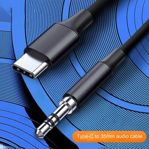 USB C to 3.5mm Aux headset Type C 3.5 jack adapter audio cable, suitable for Huawei Mate 20 P30 OnePlus 7 Pro Xiaomi Mi 6 8 9 10