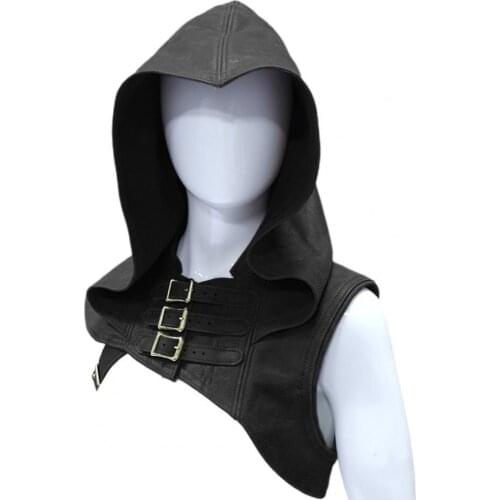 Cowl Hood Hooded Unisex Hooded Capelet Mantle Halloween Wicca Pagan Cosplay Cowl Vintage Cowl Hat Halloween Cosplay Costume Hood