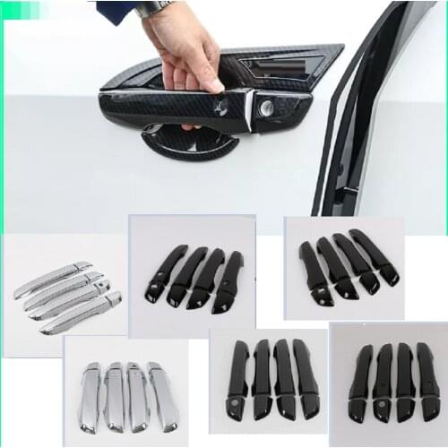 NEW 8pcs/Set 4 Door Handle Covers with Keyless Entry Exterior Door Handles Covers For Honda for Civic 10th 2016 2017 2018 2019