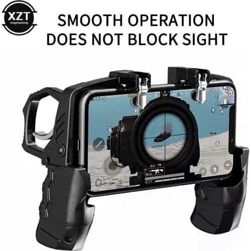 New Pubg Button Triggers PUBG for Mobile Phone Joystick K21 L1R1 Shooter Game Controller Pad for iPhone Xiaomi Huawei Gamepad